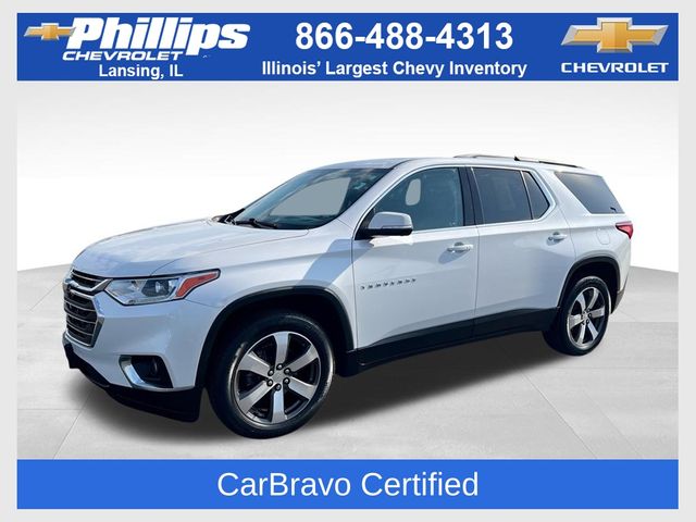 White (Iridescent Pearl Tricoat) 2021 Chevrolet Traverse LT Leather FWD SUV / Crossover Front-Wheel Drive 9-Speed Automatic