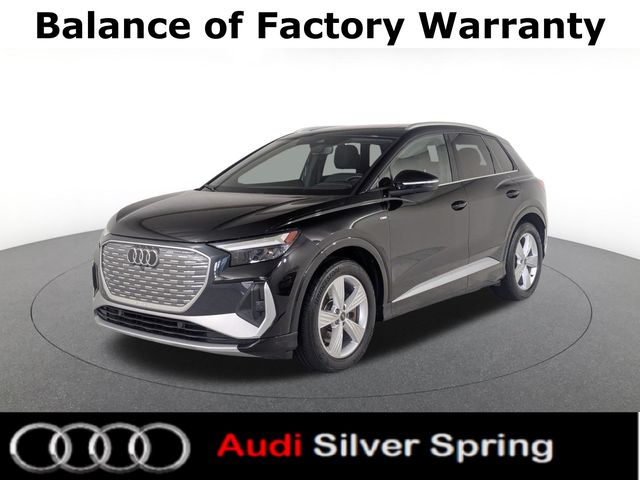 Mythos Black Metallic 2025 Audi Q4 e-tron SUV / Crossover All-Wheel Drive Automatic
