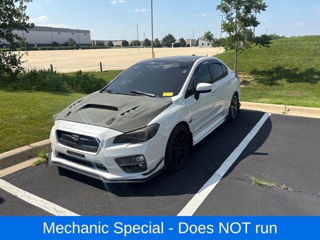 Crystal White Pearl 2017 Subaru WRX Sedan All-Wheel Drive 6-Speed Manual