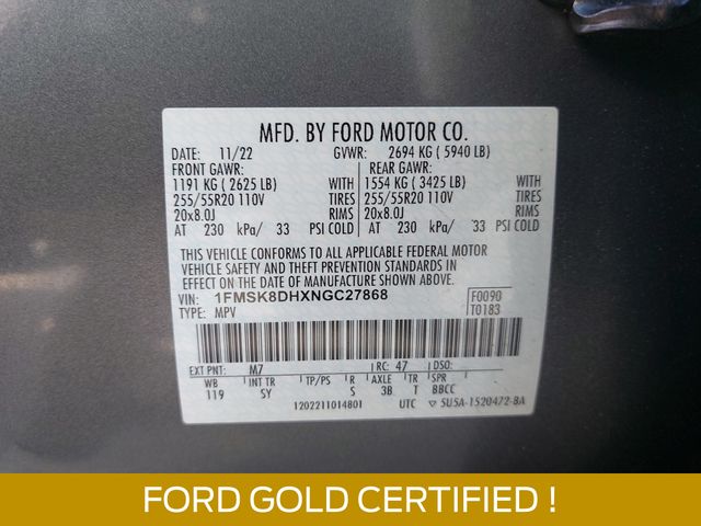Used 2022 Gray Ford XLT image 33
