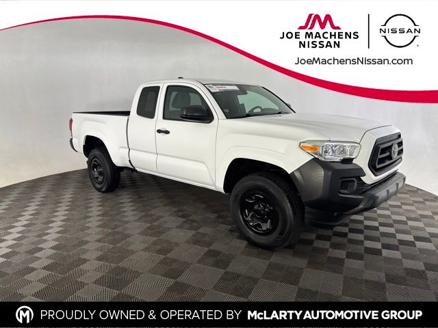 White 2022 Toyota Tacoma Pickup Truck 4X2 6-Speed Automatic