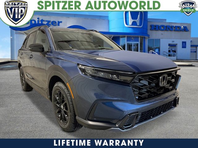 Canyon River Blue Metallic 2026 Honda CR-V Hybrid SUV / Crossover All-Wheel Drive Continuously Variable Transmission
