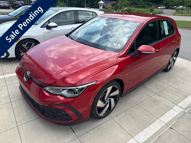 Kings Red Metallic/Black Roof 2024 Volkswagen Golf GTI Hatchback Front-Wheel Drive 7-Speed Dual Clutch