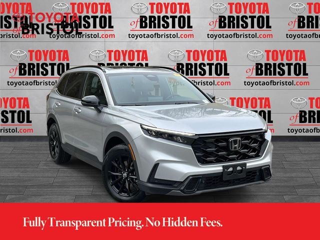 Solar Silver Metallic 2025 Honda CR-V Hybrid Sport-L AWD SUV / Crossover All-Wheel Drive Continuously Variable Transmission