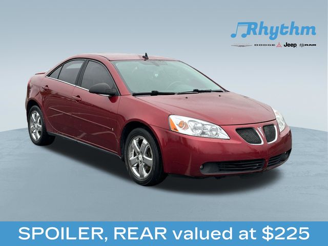 Performance Red Metallic 2008 Pontiac G6 GT Sedan Front-Wheel Drive 4-Speed Automatic Overdrive