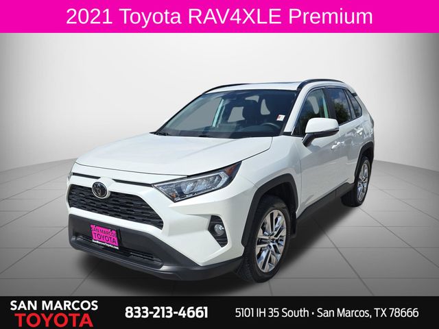 White (Blizzard Pearl) 2021 Toyota RAV4 SUV / Crossover Front-Wheel Drive 8-Speed Automatic