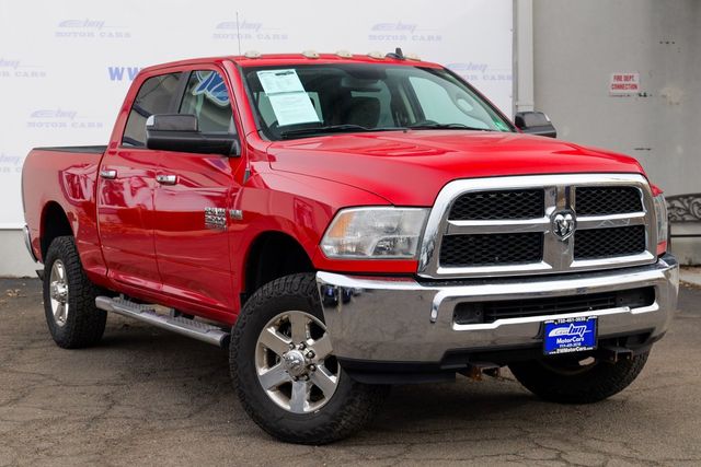 Flame Red Clearcoat 2015 RAM 2500 SLT Crew Cab 4WD Pickup Truck Four-Wheel Drive 6-Speed Automatic