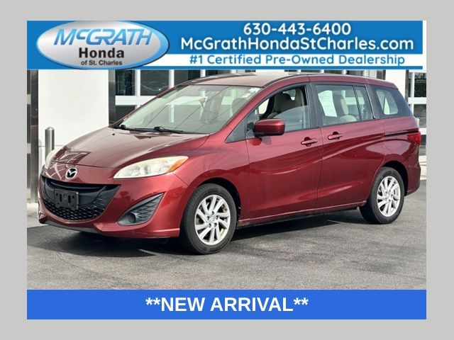 Copper Red 2012 Mazda MAZDA5 Sport Minivan Front-Wheel Drive 5-Speed Automatic Overdrive