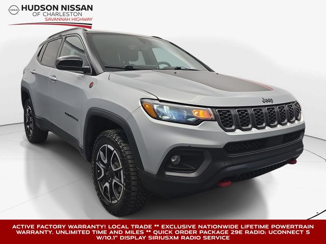 Silver Zynith Metallic Clearcoat 2024 Jeep Compass Trailhawk 4WD SUV / Crossover Four-Wheel Drive 8-Speed Automatic