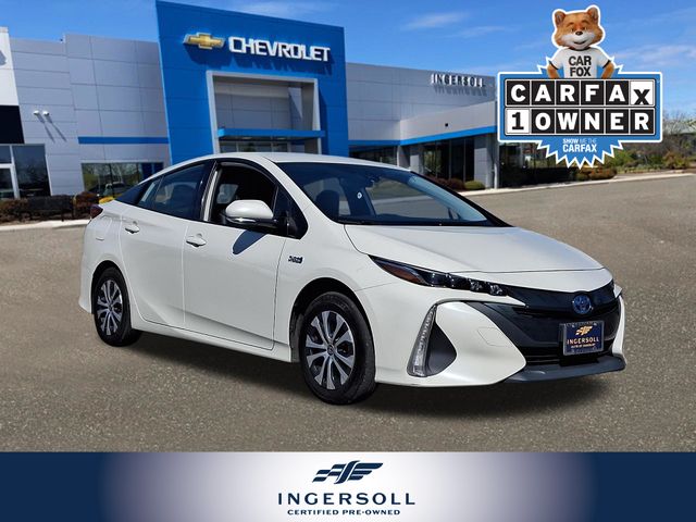 White (Blizzard Pearl) 2020 Toyota Prius Prime Hatchback Front-Wheel Drive Continuously Variable Transmission