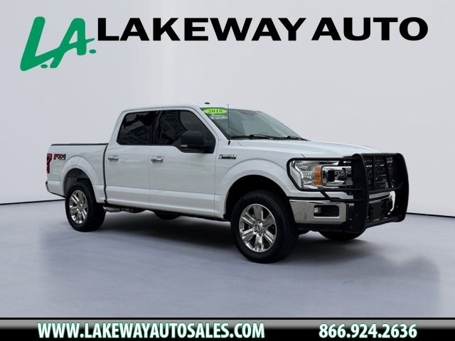 Oxford White 2018 Ford F-150 XLT SuperCrew 4WD Pickup Truck Four-Wheel Drive Automatic