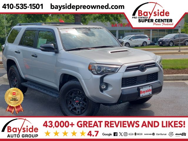 Classic Silver Metallic 2021 Toyota 4Runner SUV / Crossover Four-Wheel Drive 5-Speed Automatic Overdrive