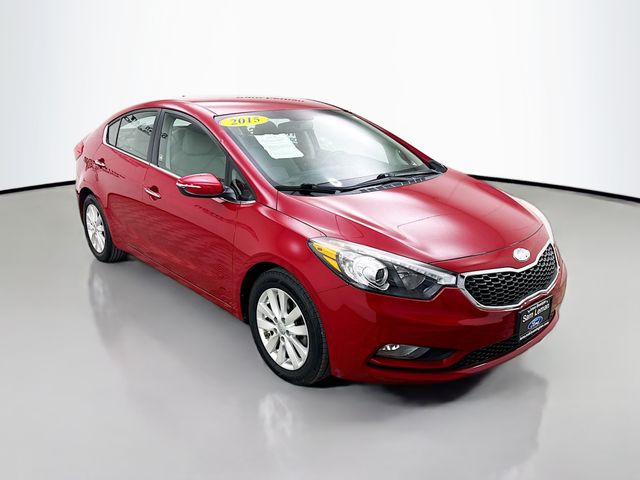 Crimson Red 2014 Kia Forte EX Sedan Front-Wheel Drive 6-Speed Automatic