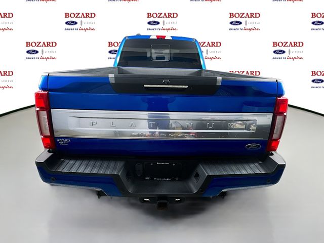 2020 Blue Ford Super Duty F-250 SRW Platinum 4X4 Truck