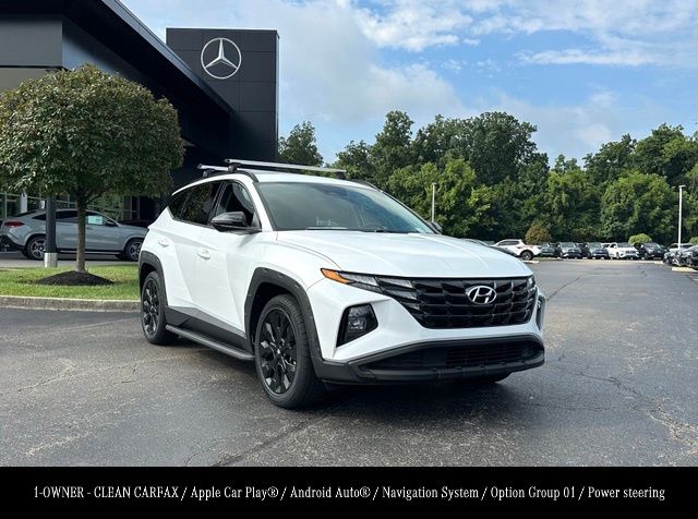 Serenity White Pearl 2023 Hyundai Tucson SUV / Crossover Front-Wheel Drive 8-Speed Automatic