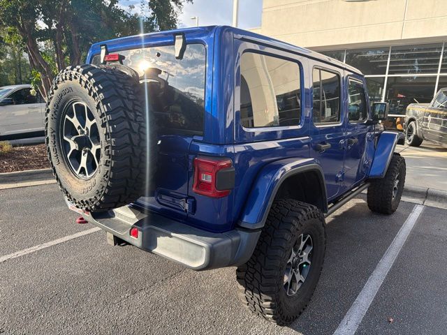 Used 2019 Blue Jeep Unlimited Rubicon image 4
