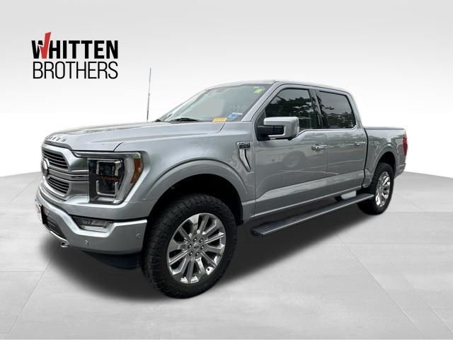 Silver Metallic 2022 Ford F-150 Pickup Truck Four-Wheel Drive Automatic