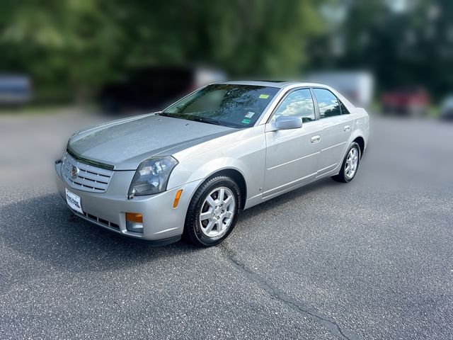 Gray (Light Platinum) 2007 Cadillac CTS Sedan Rear-Wheel Drive 5-Speed Automatic Overdrive