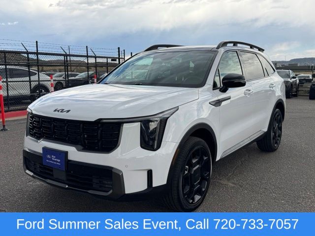 Glacial White Pearl 2025 Kia Sorento SUV / Crossover All-Wheel Drive 8-Speed Dual Clutch