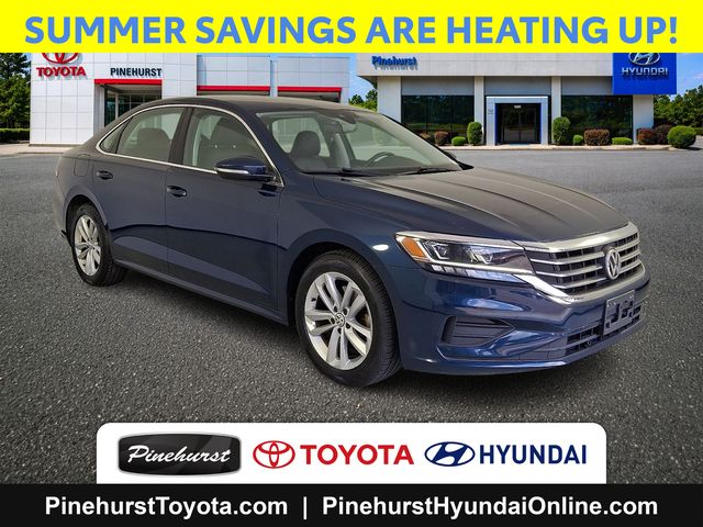 Black 2020 Volkswagen Passat Sedan Front-Wheel Drive 6-Speed Automatic