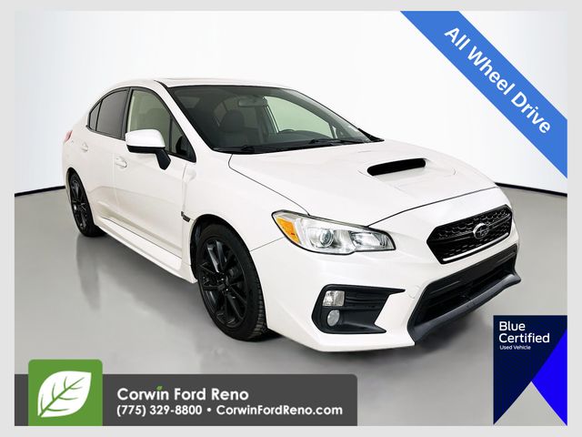 Crystal White Pearl 2020 Subaru WRX Sedan All-Wheel Drive 6-Speed Manual