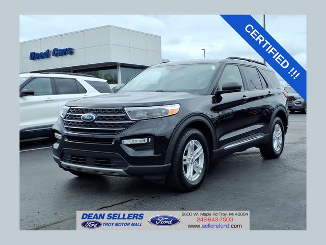 Agate Black Metallic 2023 Ford Explorer SUV / Crossover All-Wheel Drive Automatic