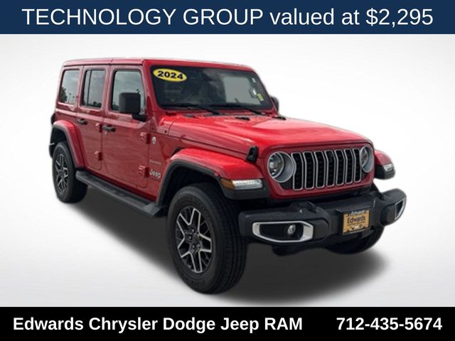 Firecracker Red Clearcoat 2024 Jeep Wrangler SUV / Crossover Four-Wheel Drive 8-Speed Automatic