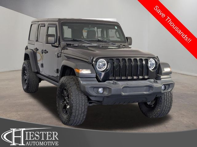 Gray (Granite Crystal Metallic Clearcoat) 2020 Jeep Wrangler SUV / Crossover Four-Wheel Drive 8-Speed Automatic