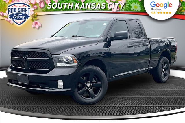 Black Clearcoat 2013 RAM 1500 Express Quad Cab 4WD Pickup Truck Four-Wheel Drive 6-Speed Automatic