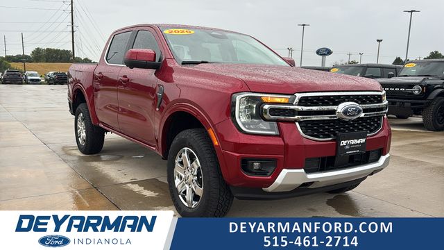 Ruby Red Metallic 2026 Ford Ranger Pickup Truck Four-Wheel Drive Automatic