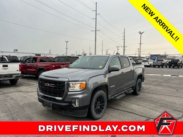Gray 2022 GMC Canyon Pickup Truck Four-Wheel Drive 8-Speed Automatic