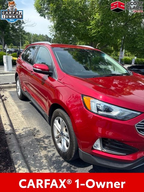 Red 2020 Ford Edge SEL AWD SUV / Crossover All-Wheel Drive 8-Speed Automatic
