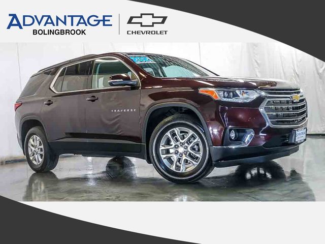 Black Cherry Metallic 2021 Chevrolet Traverse SUV / Crossover Four-Wheel Drive 9-Speed Automatic