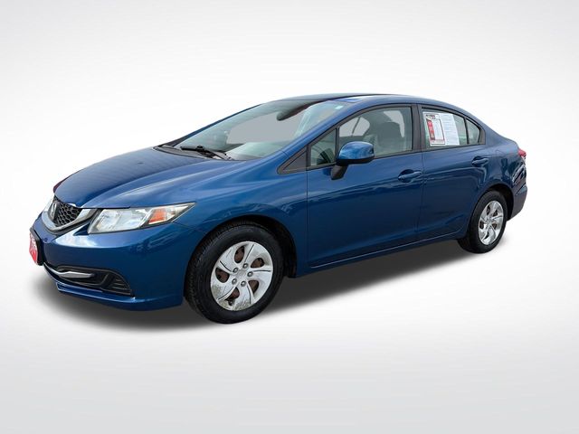 Dyno Blue Pearl 2013 Honda Civic Sedan Front-Wheel Drive 5-Speed Automatic