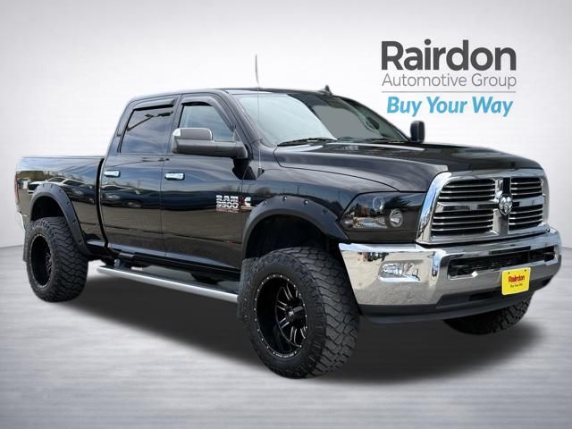 Brilliant Black Crystal Pearlcoat 2017 RAM 3500 Big Horn Crew Cab 4WD Pickup Truck Four-Wheel Drive 6-Speed Automatic