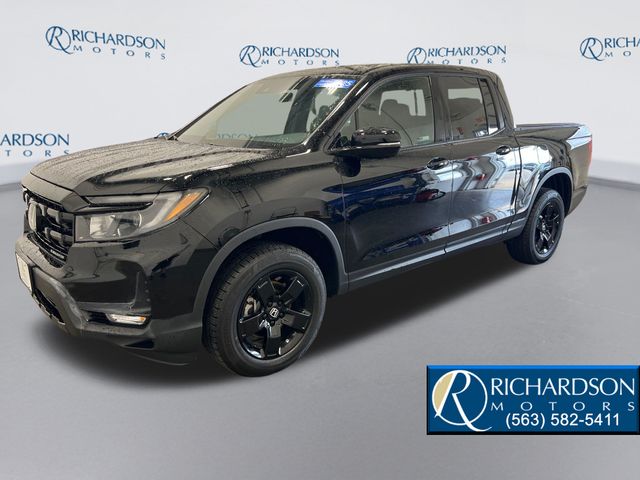 Crystal Black Pearl 2025 Honda Ridgeline Black Edition AWD Pickup Truck All-Wheel Drive 9-Speed Automatic