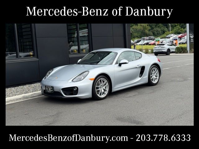 Silver 2015 Porsche Cayman Coupe Rear-Wheel Drive