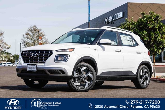 Lunar White 2026 Hyundai Venue SEL FWD SUV / Crossover Front-Wheel Drive Continuously Variable Transmission