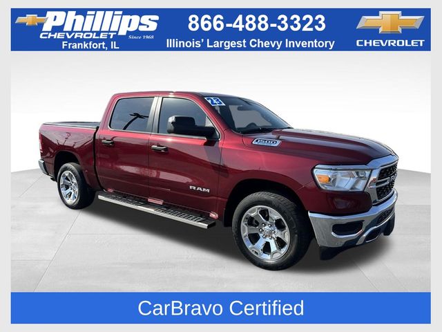 Delmonico Red Pearlcoat 2023 RAM 1500 Big Horn Crew Cab 4WD Pickup Truck Four-Wheel Drive 8-Speed Automatic