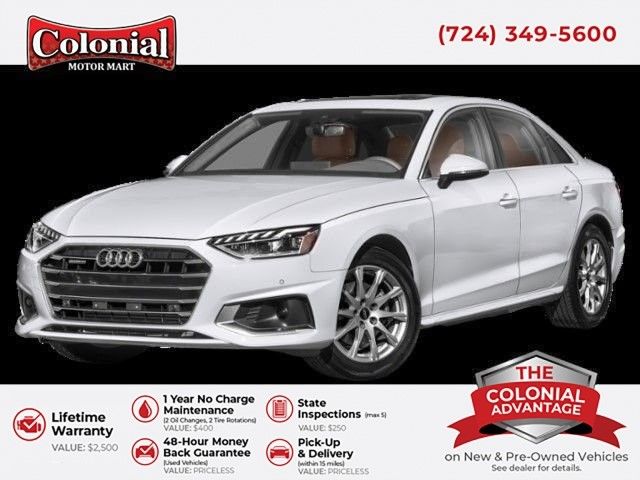 Ibis White 2023 Audi A4 quattro Premium Plus 40 TFSI AWD Sedan All-Wheel Drive 7-Speed Automatic