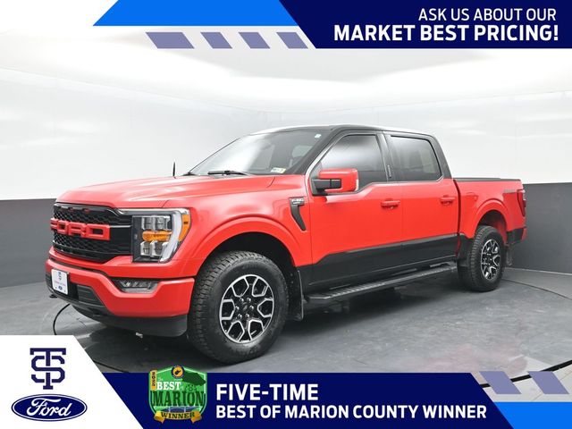 Red 2023 Ford F-150 Pickup Truck Four-Wheel Drive Automatic