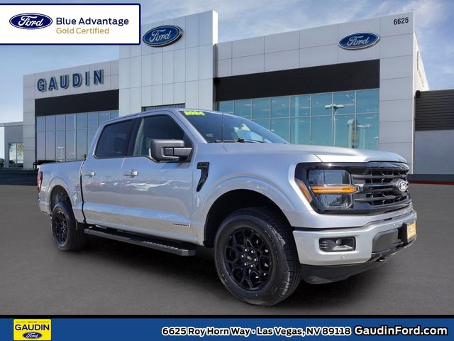 Silver Metallic 2024 Ford F-150 Pickup Truck Four-Wheel Drive Automatic