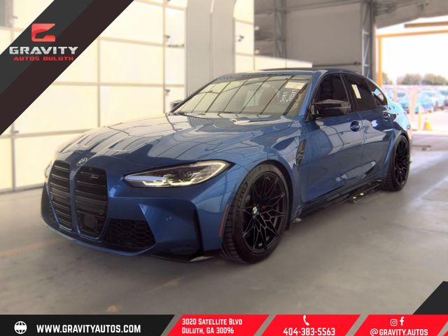 Portimao Blue Metallic 2022 BMW M3 Sedan Rear-Wheel Drive 8-Speed Automatic