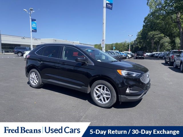 Black Metallic 2023 Ford Edge SUV / Crossover All-Wheel Drive 8-Speed Automatic