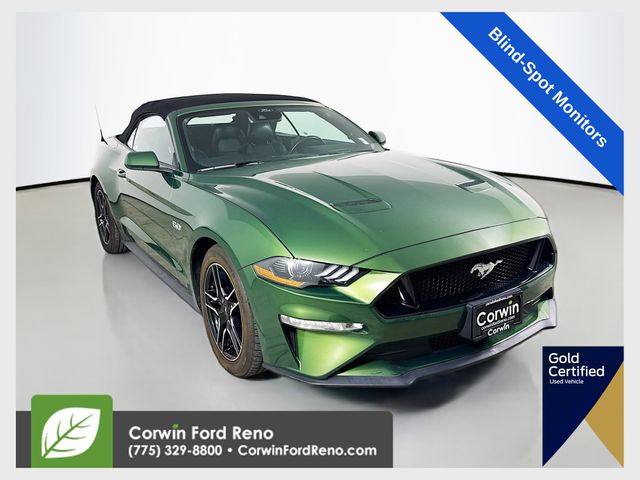 Green Metallic 2023 Ford Mustang Convertible Rear-Wheel Drive Automatic