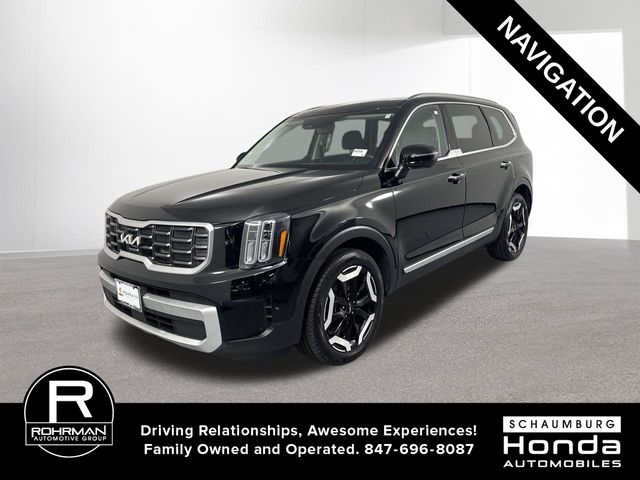 Ebony Black 2024 Kia Telluride S AWD SUV / Crossover All-Wheel Drive 8-Speed Automatic