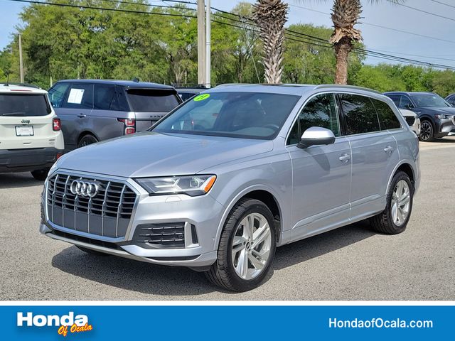 Florett Silver Metallic 2021 Audi Q7 SUV / Crossover All-Wheel Drive 8-Speed Automatic