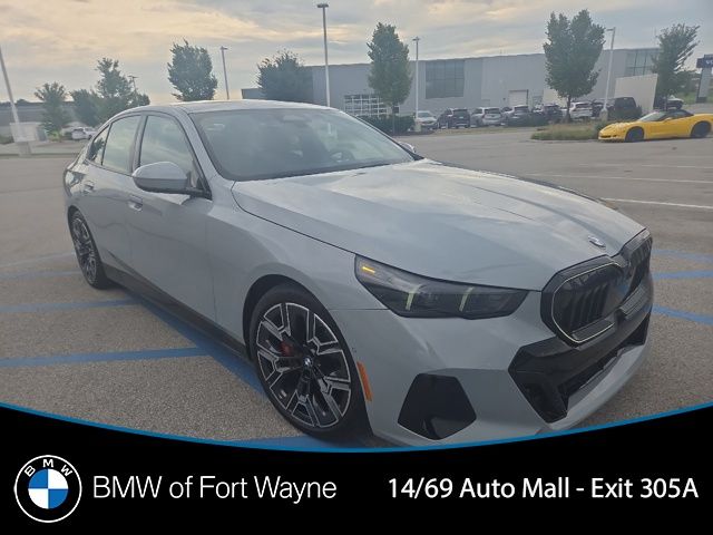 Brooklyn Gray Metallic 2024 BMW 5 Series Sedan All-Wheel Drive 8-Speed Automatic