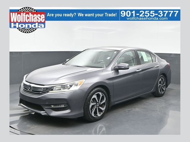 Gray (Modern Steel Metallic) 2017 Honda Accord Sedan Front-Wheel Drive Continuously Variable Transmission