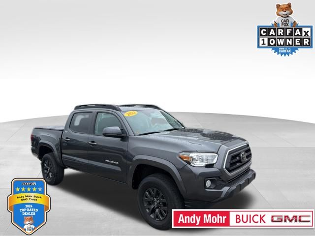 Magnetic Gray Metallic 2023 Toyota Tacoma TRD Sport Double Cab 4WD Pickup Truck Four-Wheel Drive 6-Speed Automatic